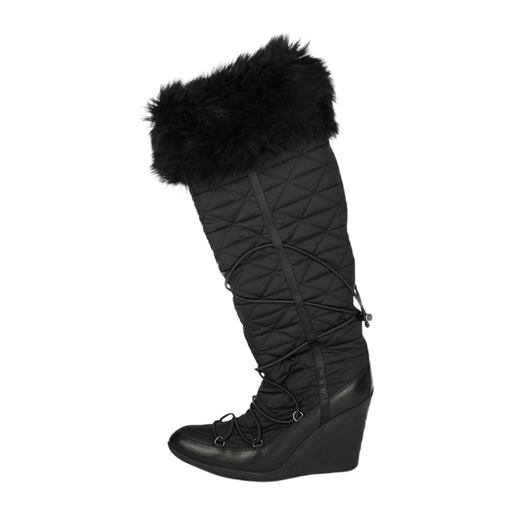 Prada Fur-Trimmed Women's Boots Size 37